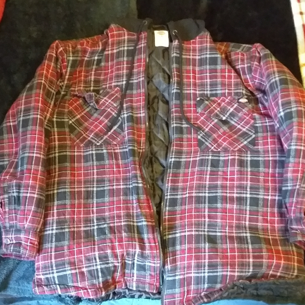 Red and Black Dickies Jacket